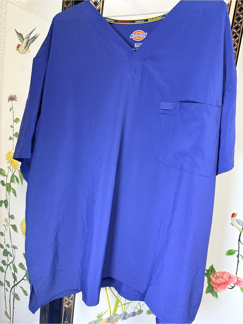 Dickies Men’s V-Neck Pocket Tee - ROYAL Blue, FUNCTIONAL & FABULOUS